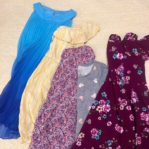 Girls size 6 dress bundle